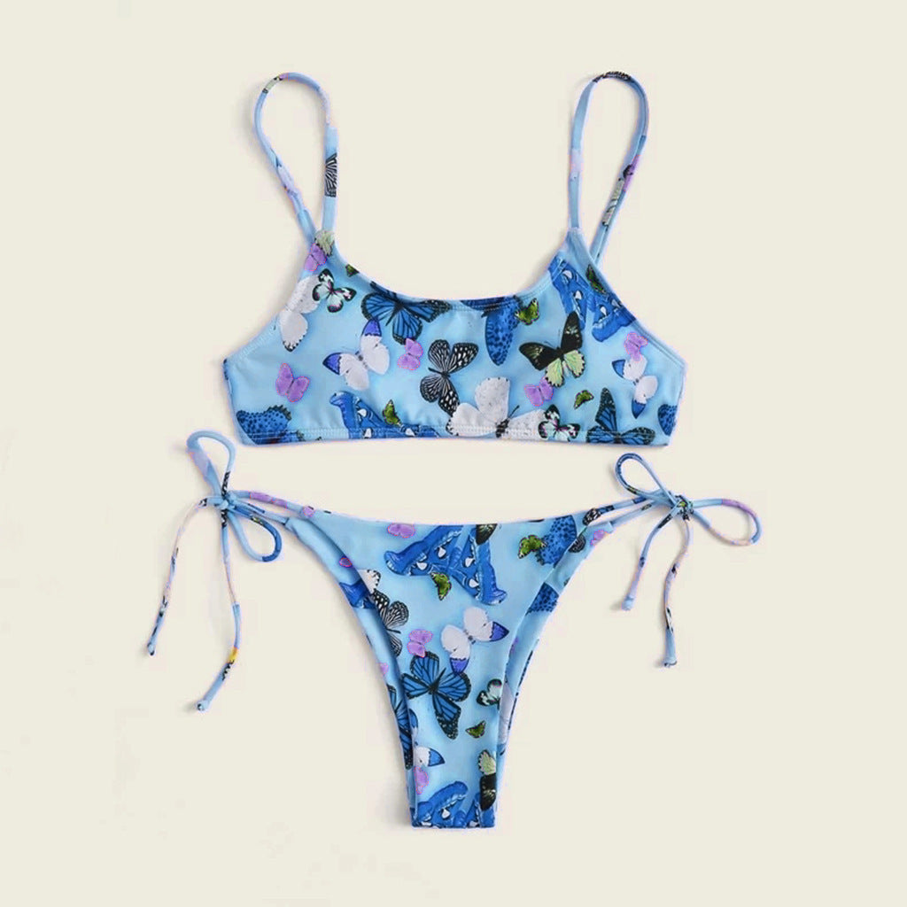 Summer Flowers Print Bikini - Sexy Beach Swimming Suit - Fashion Push Up Swimsuit - One pieces - Micro bikini - Bathing suits