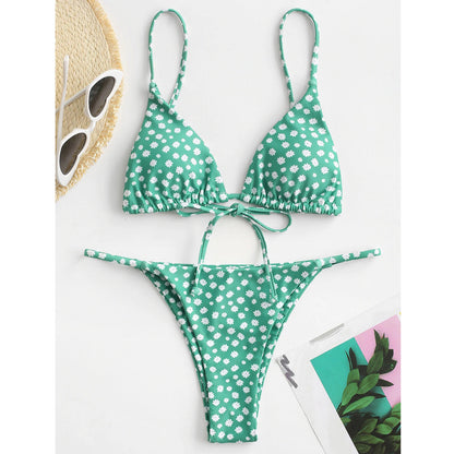 Summer Flowers Print Bikini - Sexy Beach Swimming Suit - Fashion Push Up Swimsuit - One pieces - Micro bikini - Bathing suits