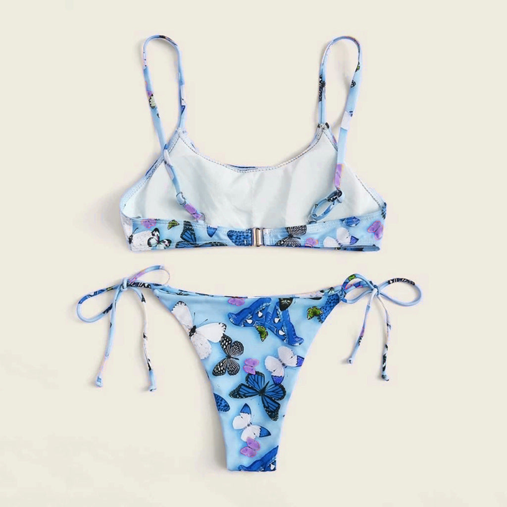 Summer Flowers Print Bikini - Sexy Beach Swimming Suit - Fashion Push Up Swimsuit - One pieces - Micro bikini - Bathing suits