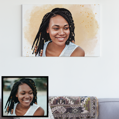 Custom Portrait Canvas